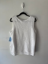 Charger l&#39;image dans la galerie, Haut sans manche, blanc dentelle | PINK-378 (XL)

