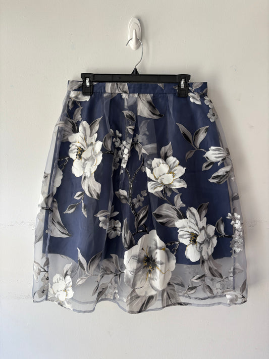 Jupe organza fleurs | AMER-01 (M)