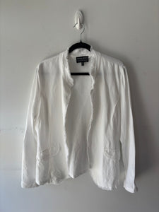Veste blanche lin | NMAL-06 (XL)