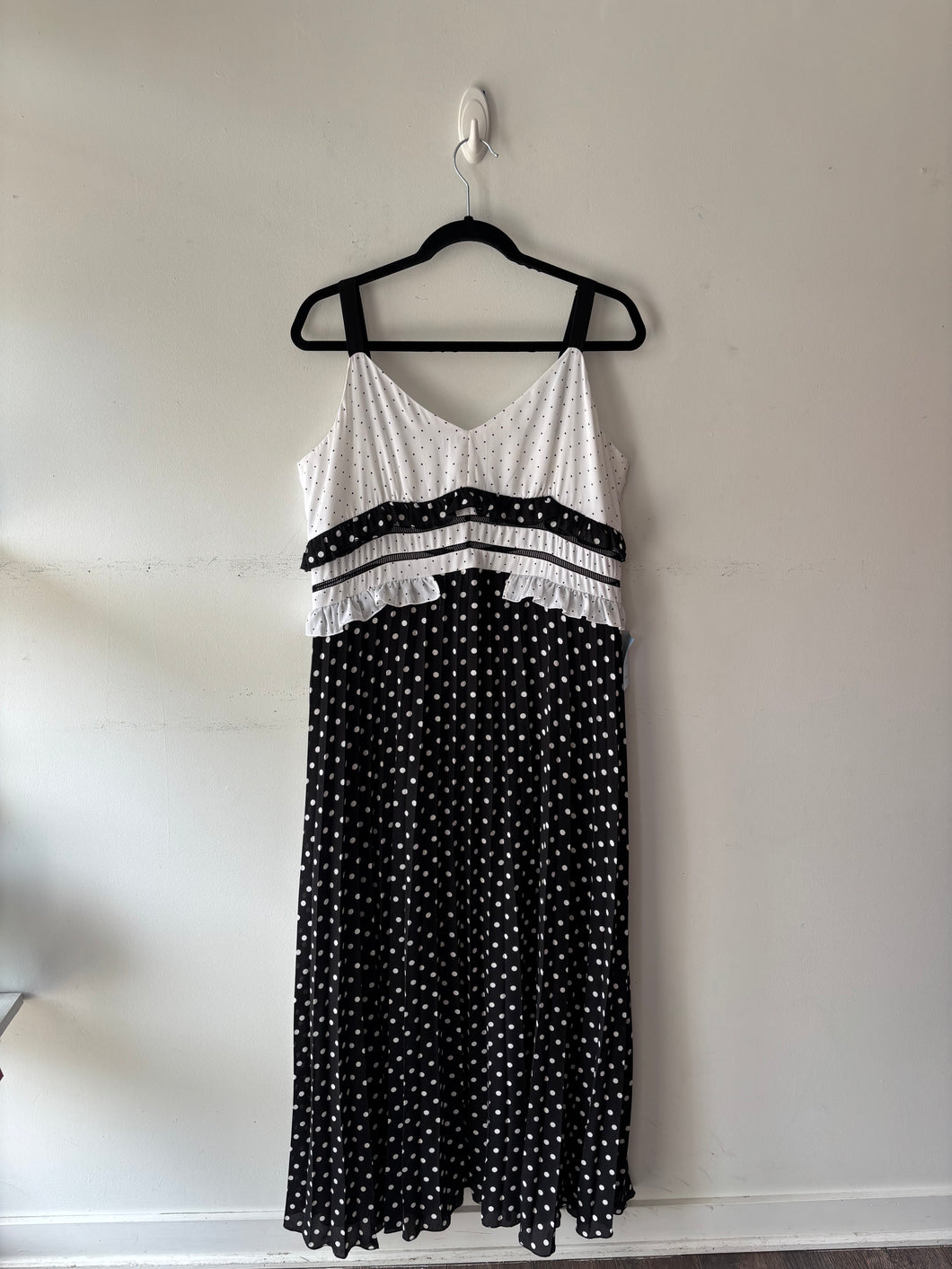 Robe longue noir/blanc | KLAV-09 (14 ans)