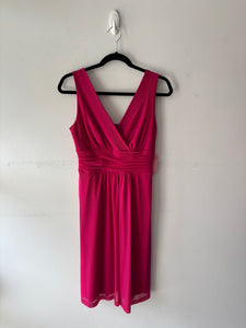 Robe rose sans manche| JMAH-06 (S fait M)