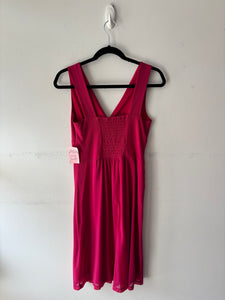 Robe rose sans manche| JMAH-06 (S fait M)