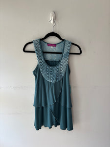 Camisole Frida bleue | MCTRE-06 (M fait petit)