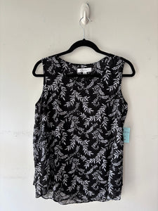 Top fluide noir/blanc | JCAM-57 (S fait M)