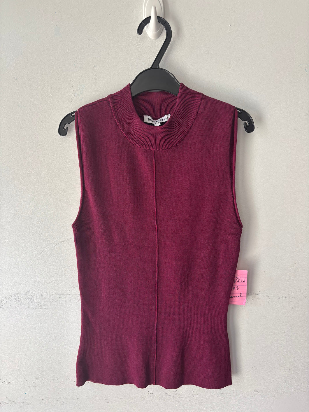 Haut tricot bourgogne | MCTRE-12 (XS)