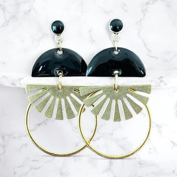 Boucle d'oreilles anneaux originaux  | MF-352 | M Fantaisies