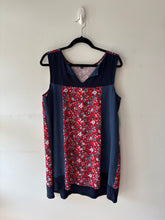 Charger l&#39;image dans la galerie, Robe bleue/rouge | MCLEM-14 (XXL)
