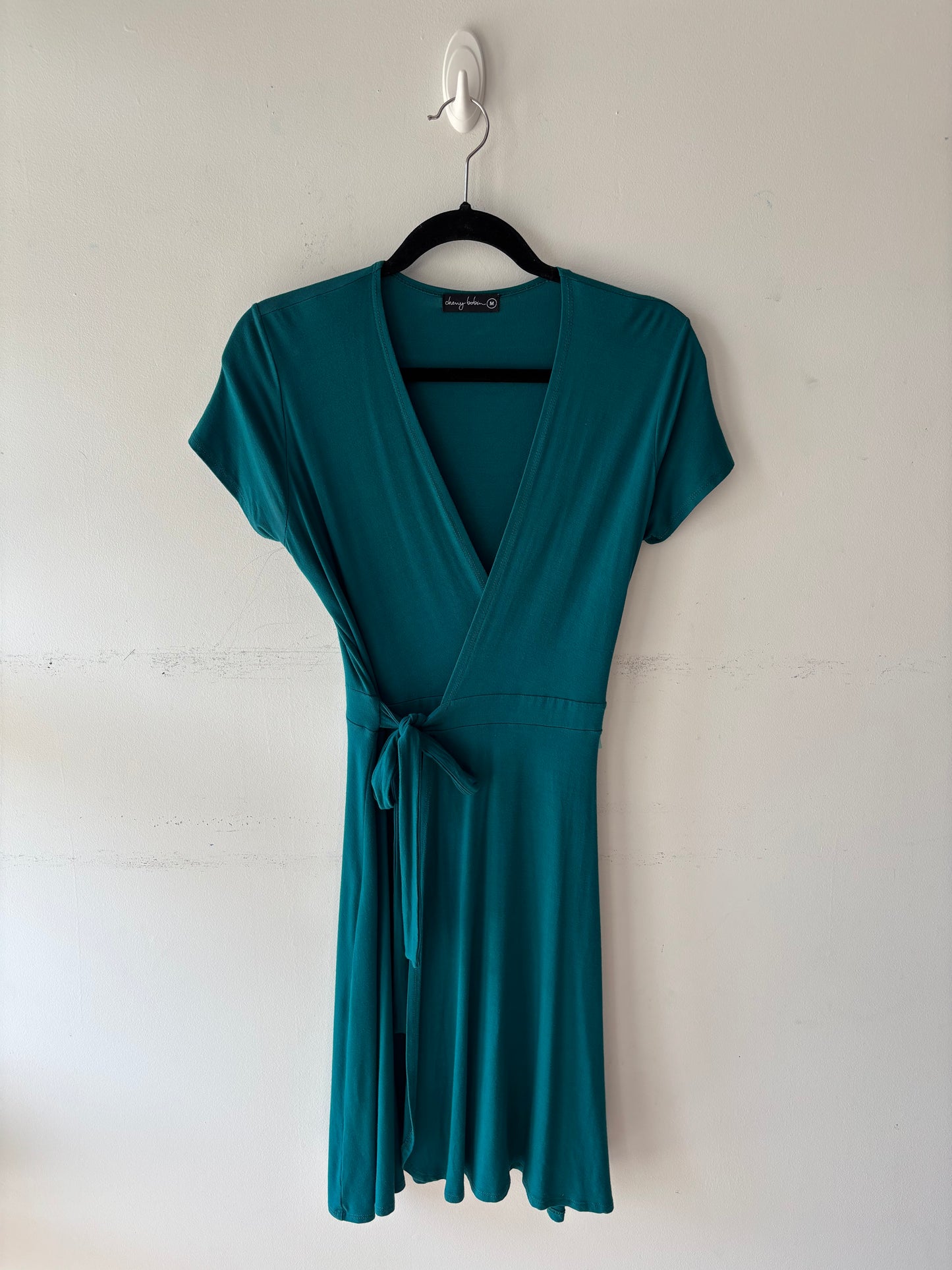 Robe cache-coeur tealPINK-240 (M fait S)