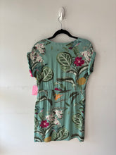 Charger l&#39;image dans la galerie, Robe turquoise fleurie | JCAS-11 (S)
