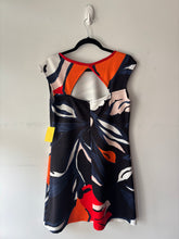 Charger l&#39;image dans la galerie, Robe bleue/blanche/rouge motif, pas manche | VLAC-86 (XL)
