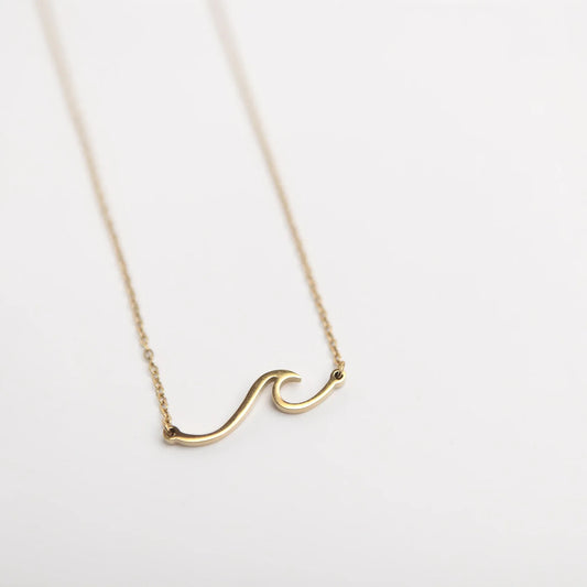 Chaine vague dorée  | MF-1122-2 | M Fantaisies