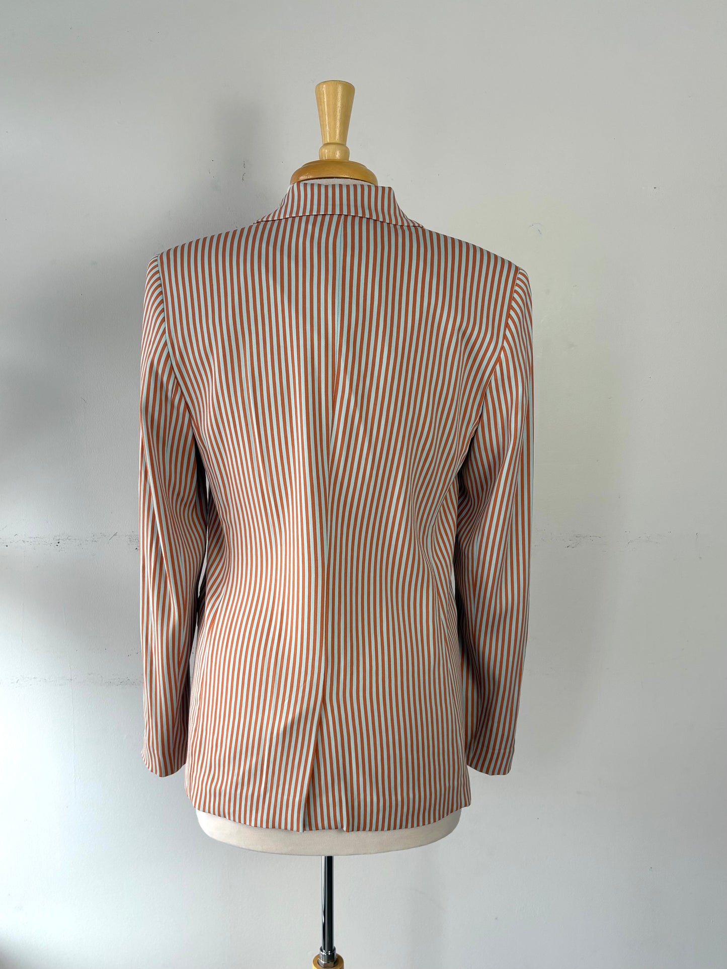 Veston bleu pâle ligné orange | FTHI-23 (38)