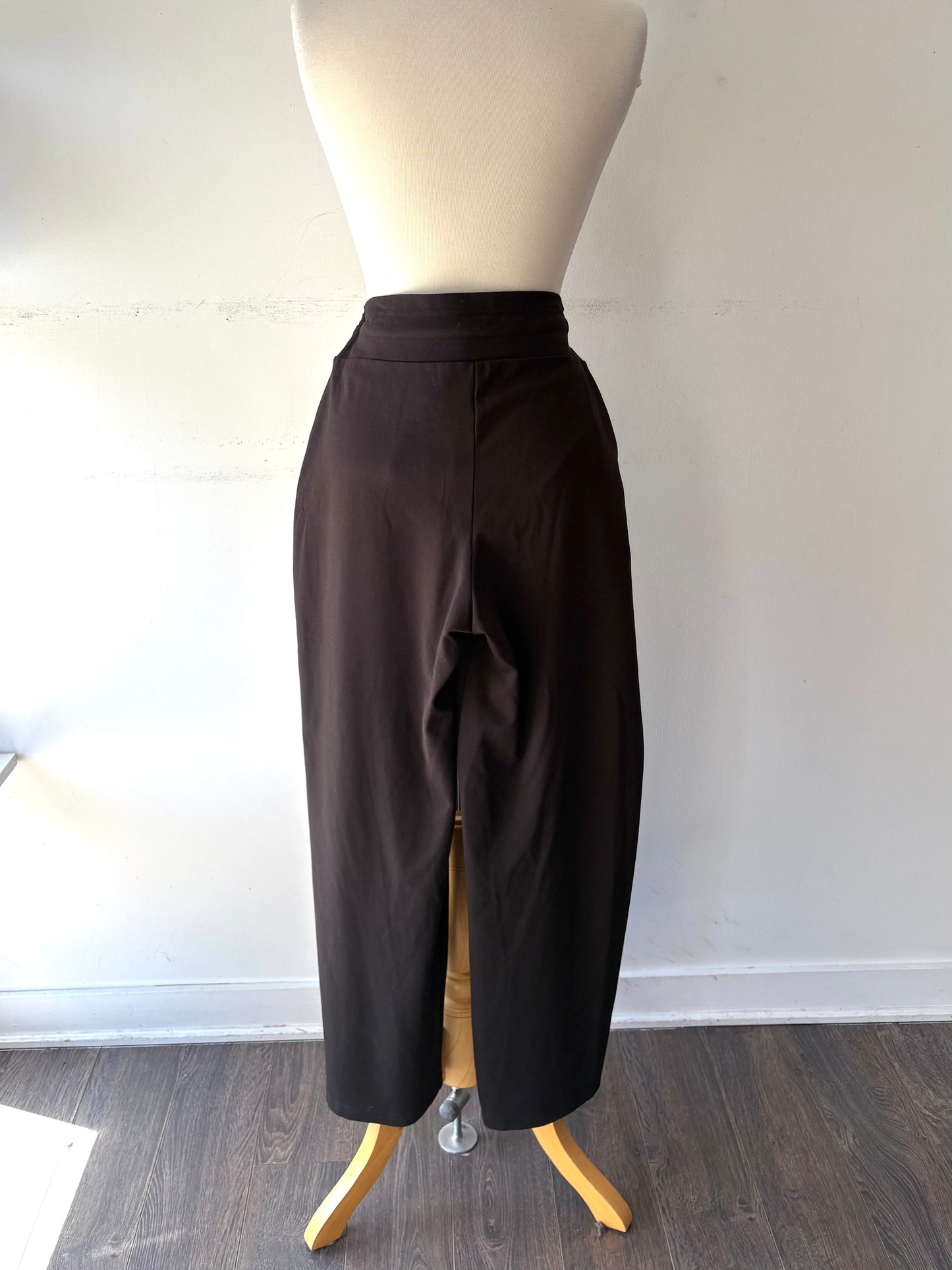 Pantalon sport noir, bande de taille ajustable, poche | LCLEB-59 (L)