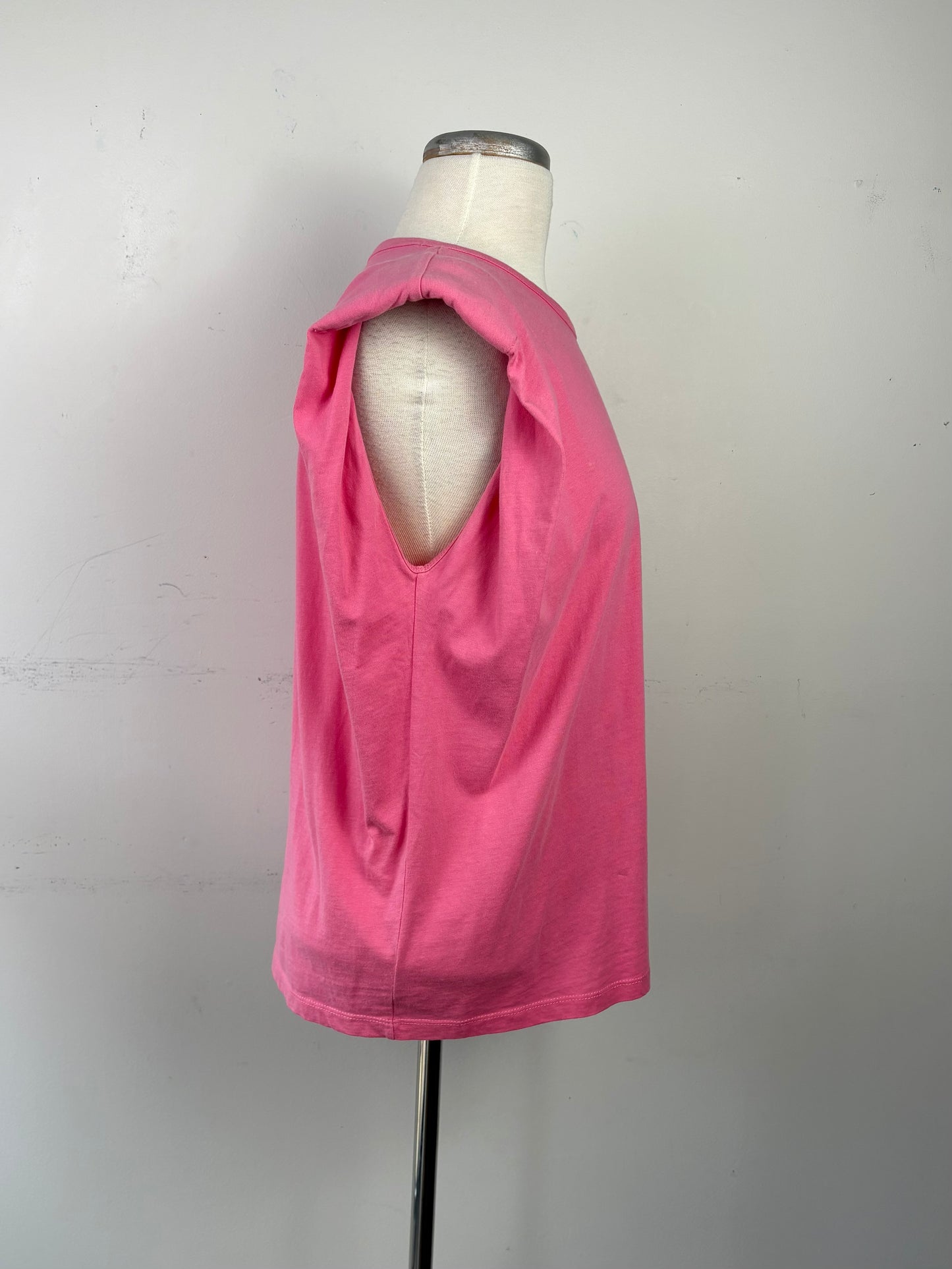 Haut rose pâle, encolure en rond, pas manche | LCLEB-70 (L)