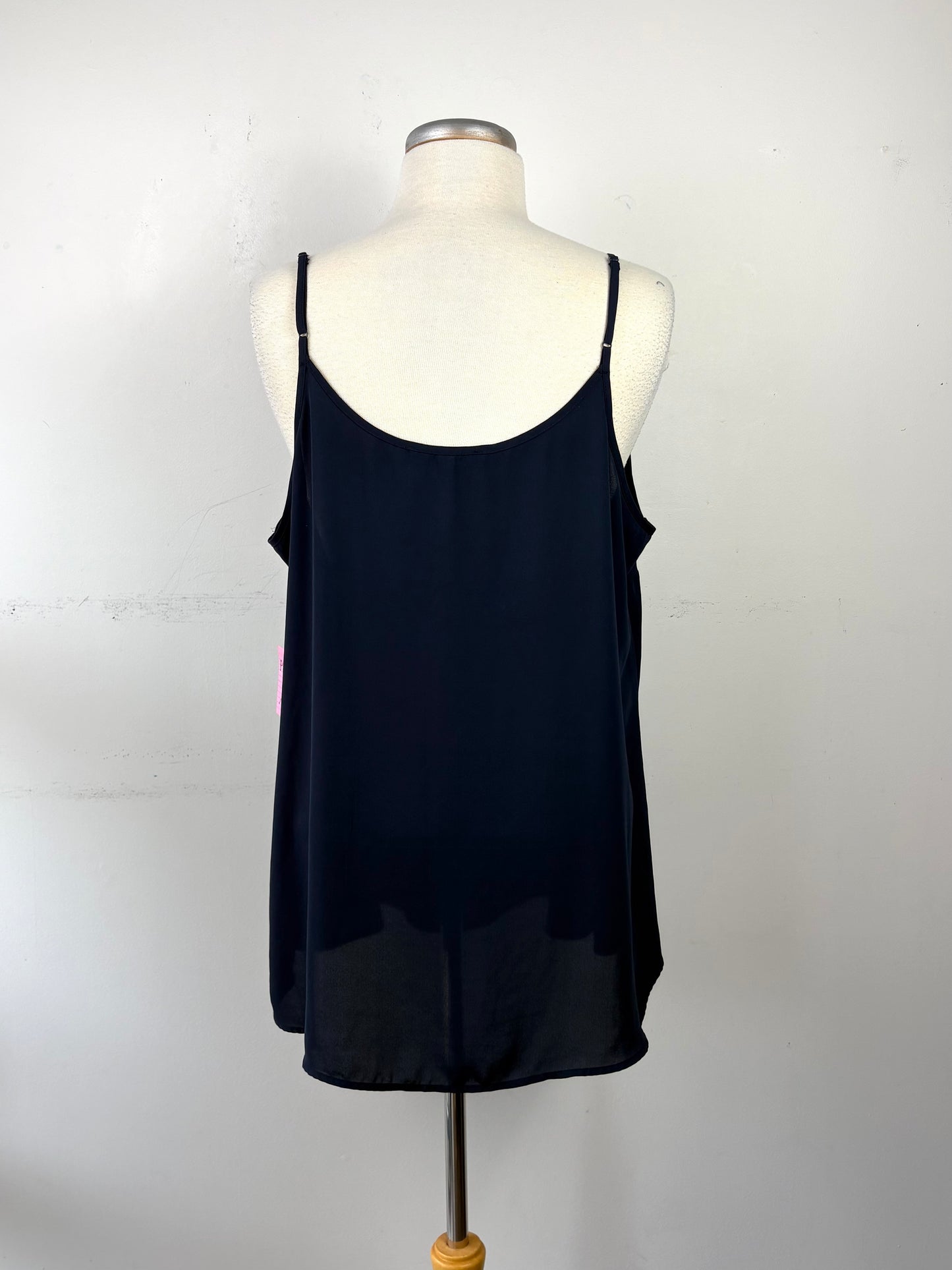 Camisole marine, fine bretelle | PINK-496 (18)