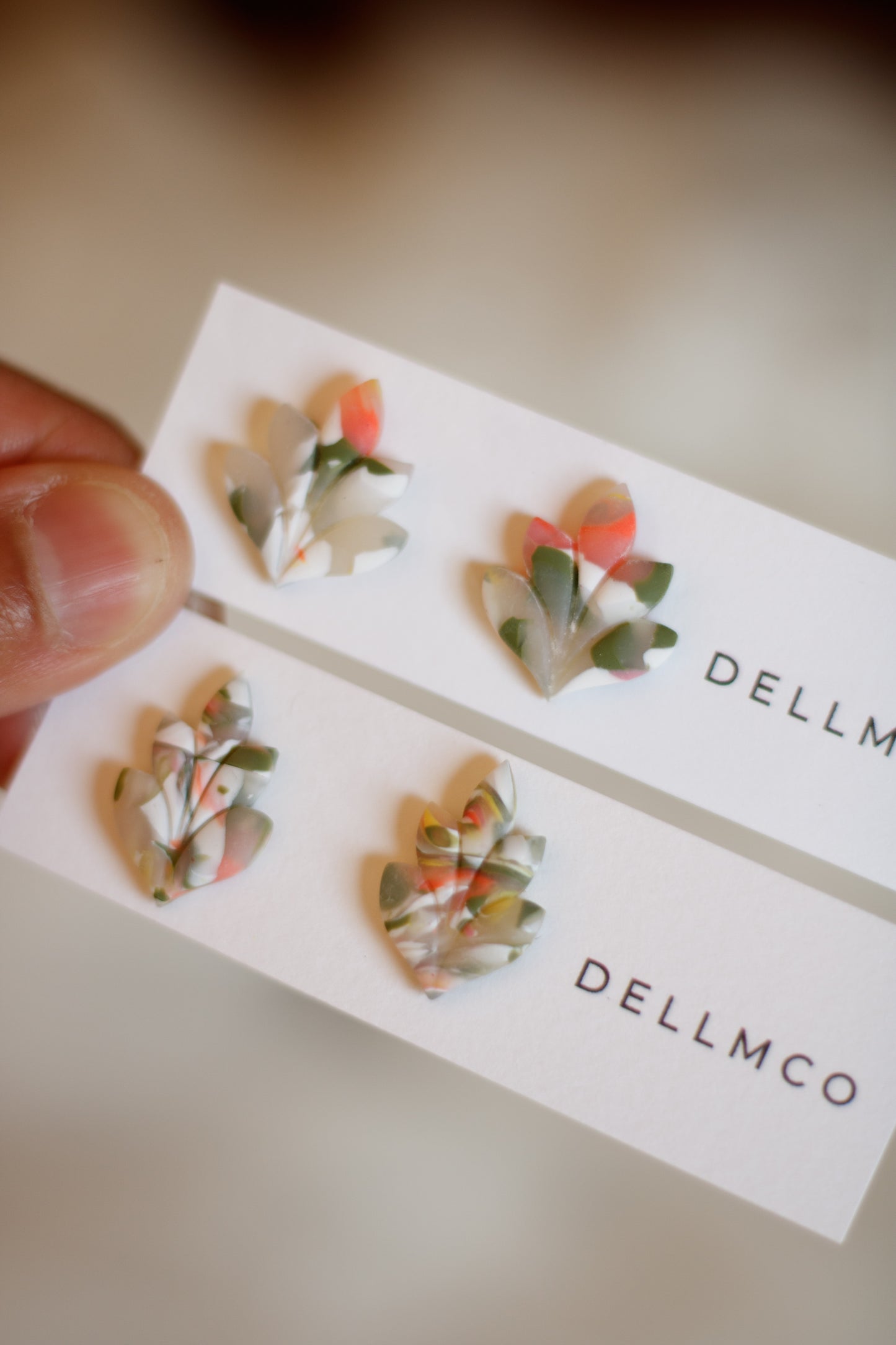 Clous d'oreilles | Formes feuilles | Dellmco
