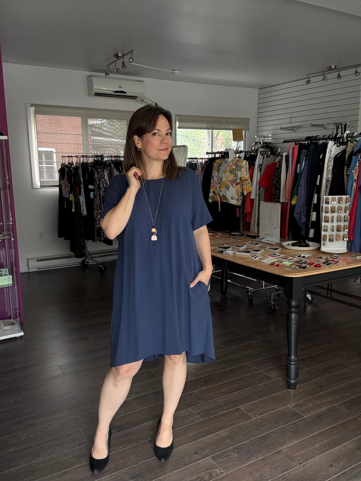Robe avec noeud au dos | Poppy | Marigold
