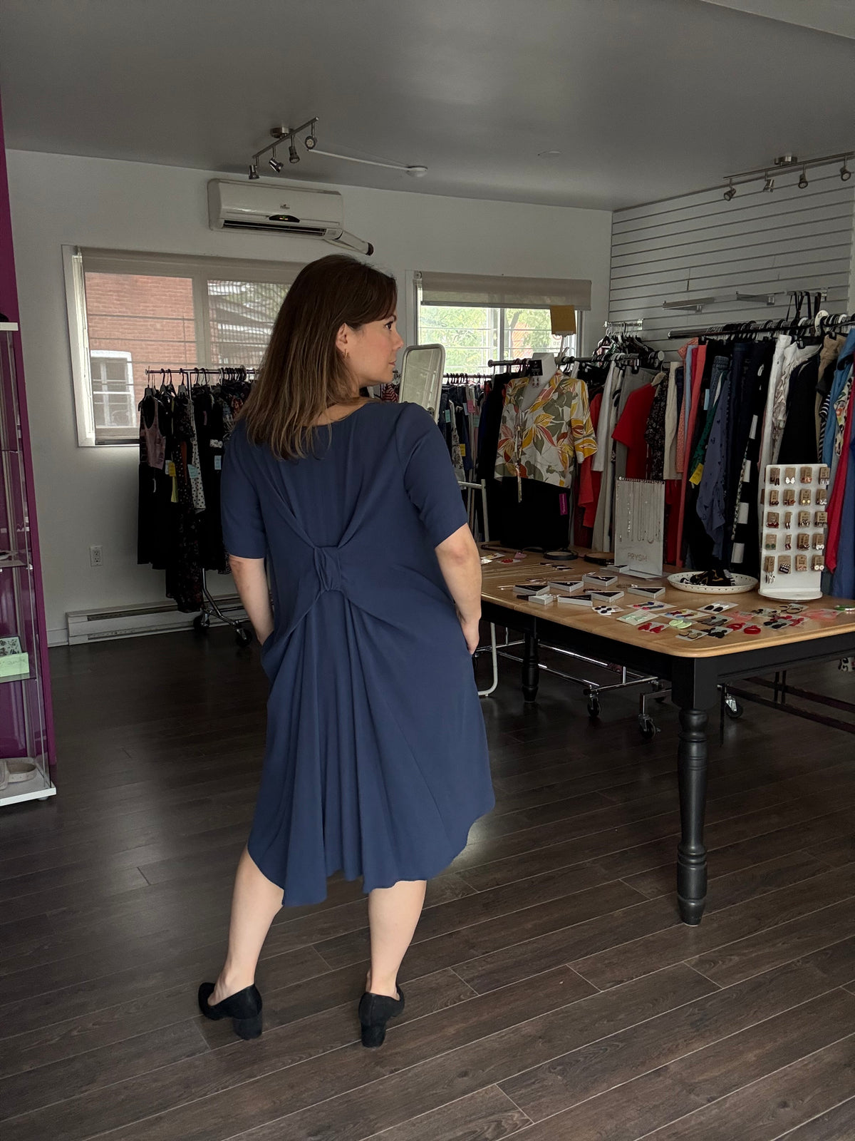 Robe avec noeud au dos | Poppy | Marigold