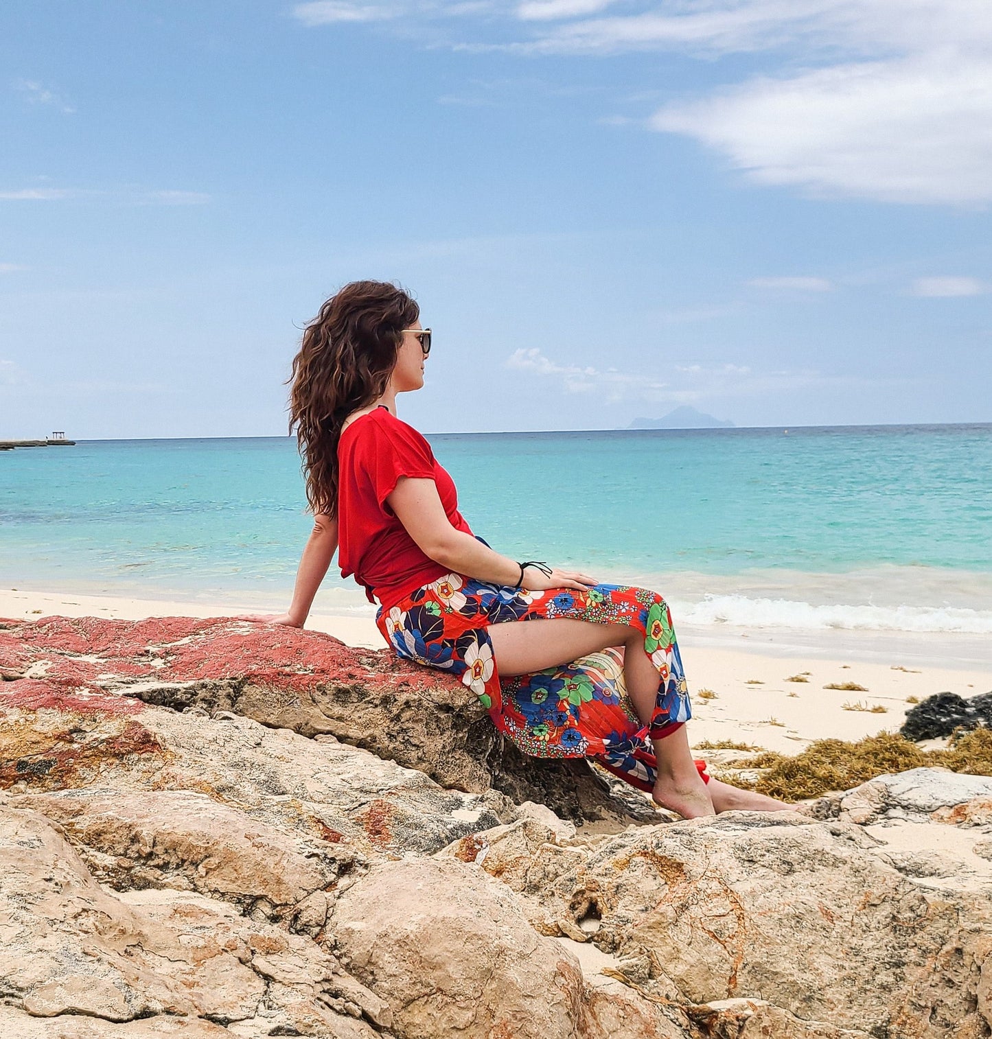 Pantalon bouffant de plage| Marigot (Pinkmuchacha)