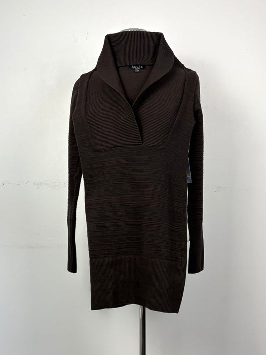 🧚Tunique tricot brun manches longues | MKHA-17 (XS)