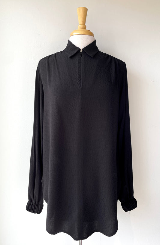 Chemisier manches longues, longueur tunique | Heather (XL)