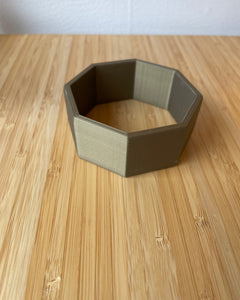 Bracelet Hexagone 3D Large