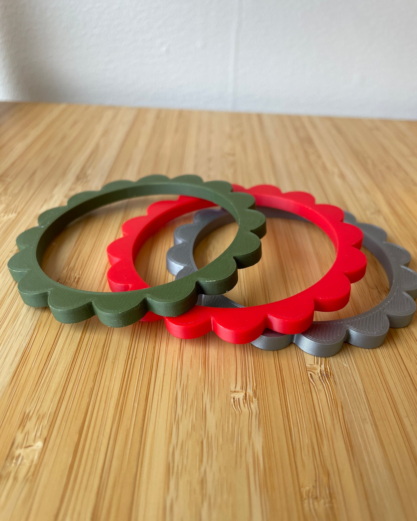 Bracelet floral 3D Mince