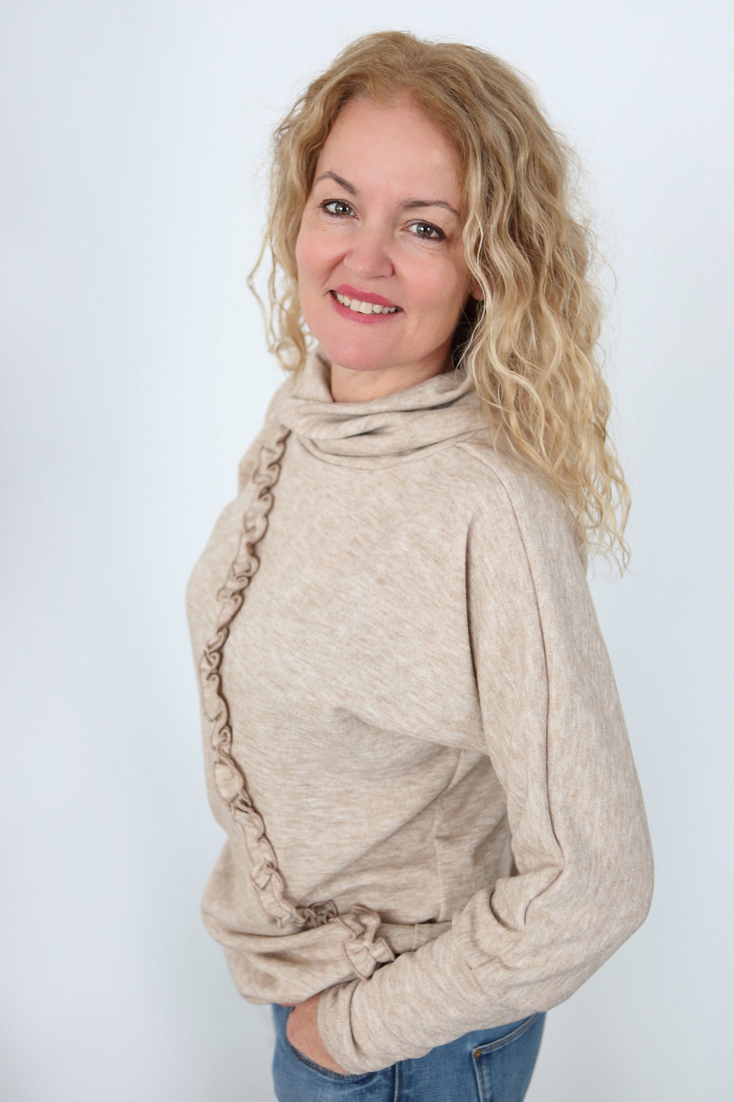 Chandail ample avec col | Liliane 2.0 (Pinkmuchacha)