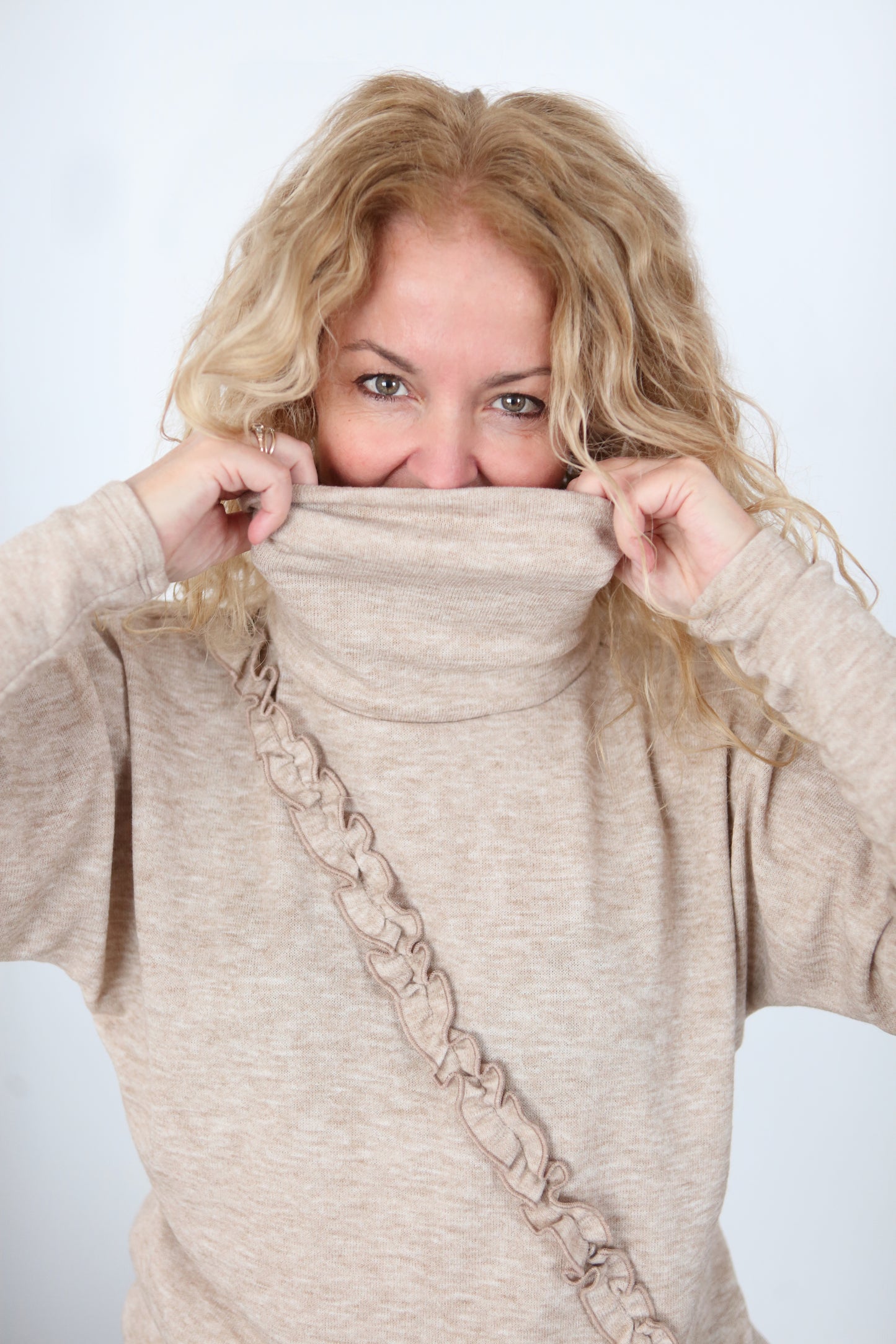 Chandail ample avec col | Liliane 2.0 (Pinkmuchacha)