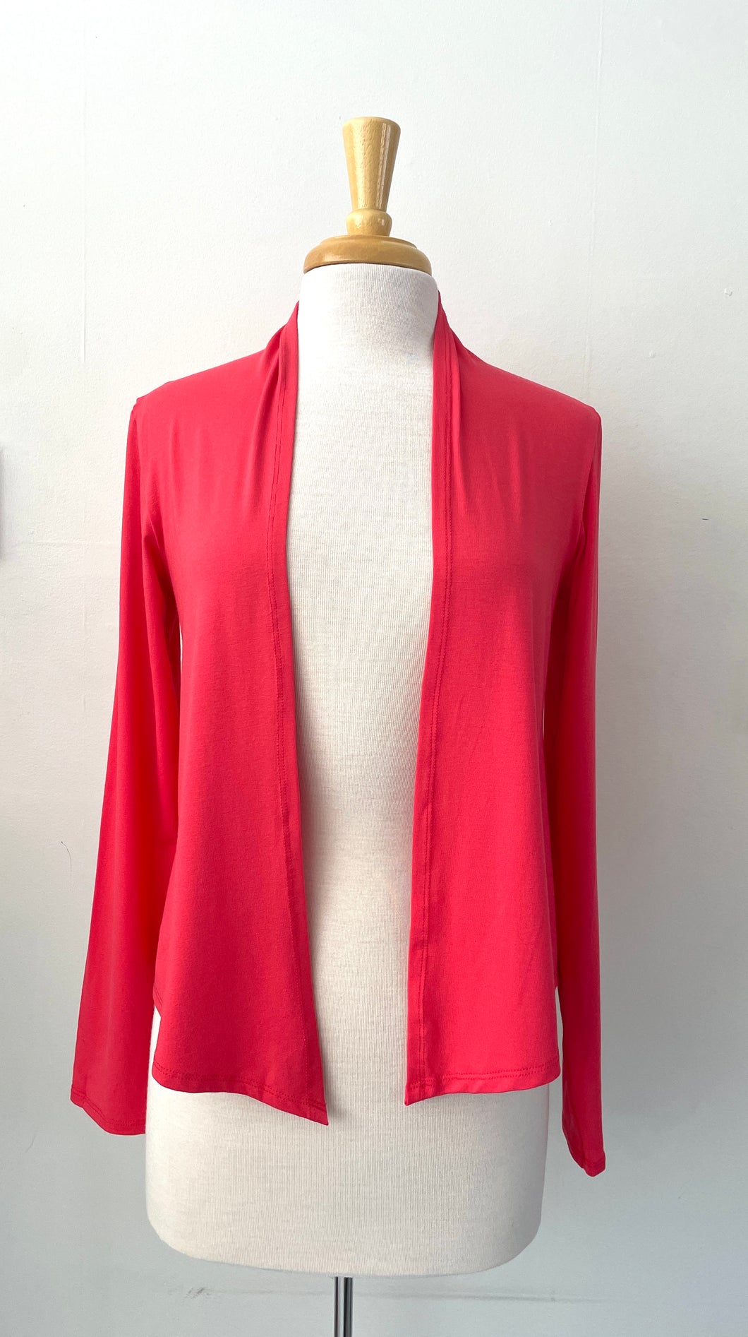 Veste courte manches longues corail et marine| Pinkmuchacha