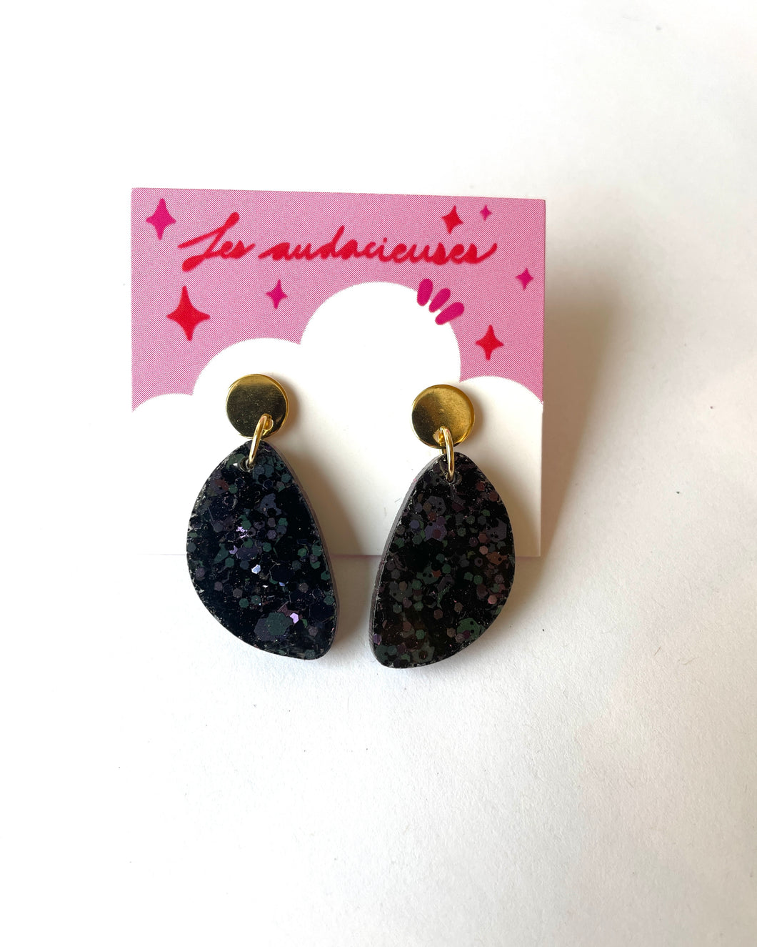 Boucles d'oreilles Ambre