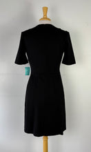 Charger l&#39;image dans la galerie, Robe noire, collier intégré, manche courte | JBAU-12 (8 ans fait petit)
