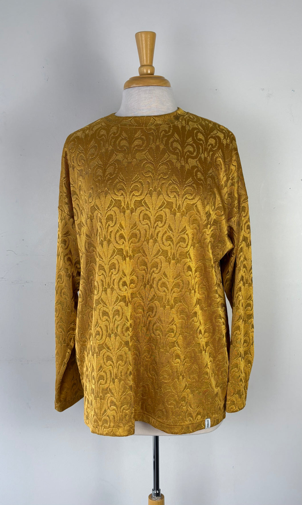 Haut jaune or damassé | CCAY-06 (S overseize)