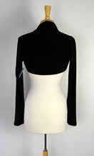 Charger l&#39;image dans la galerie, Boléro noir manche longue | MKHA-20 (XS)
