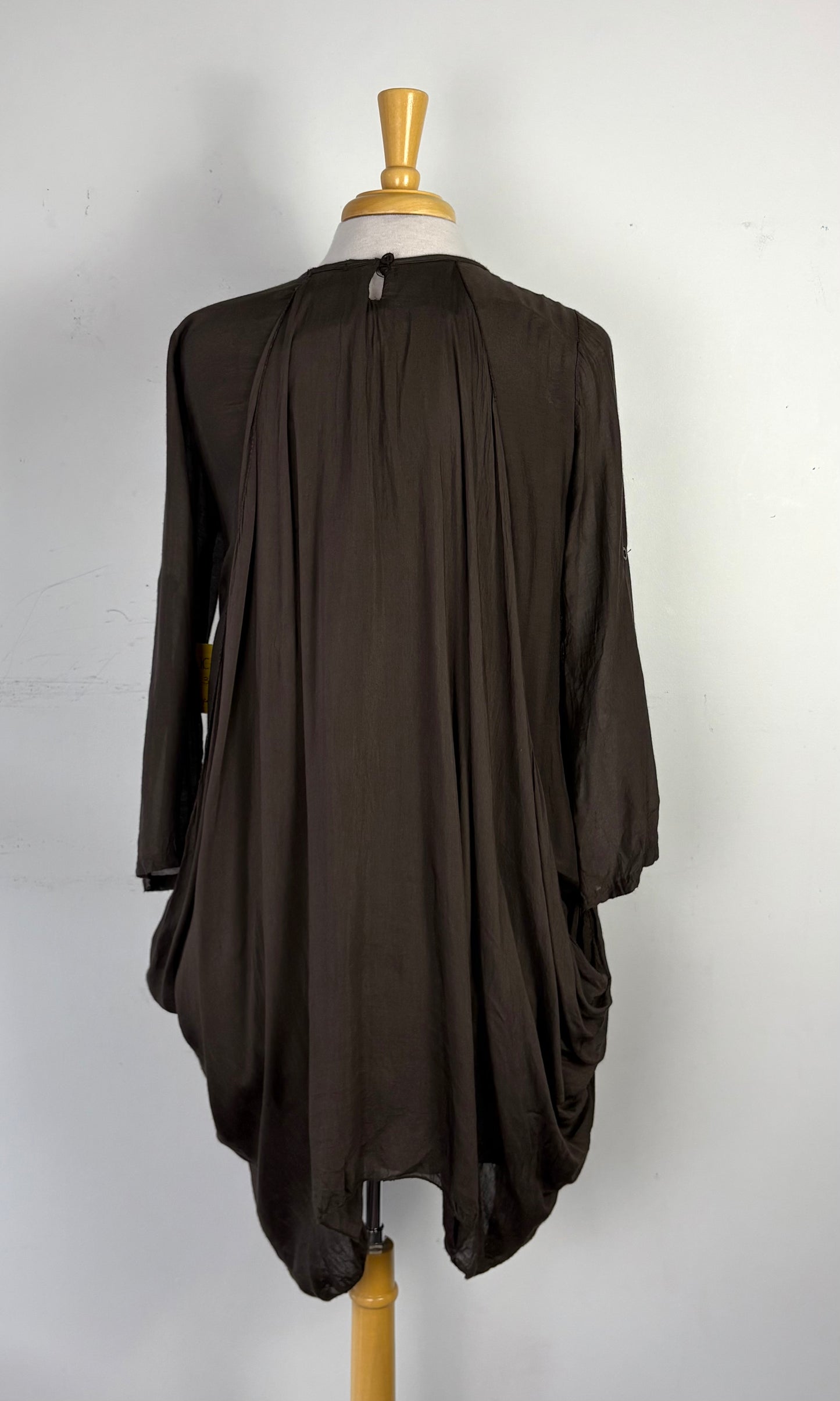 Tunique drapée brune | JCAM-73 (M)