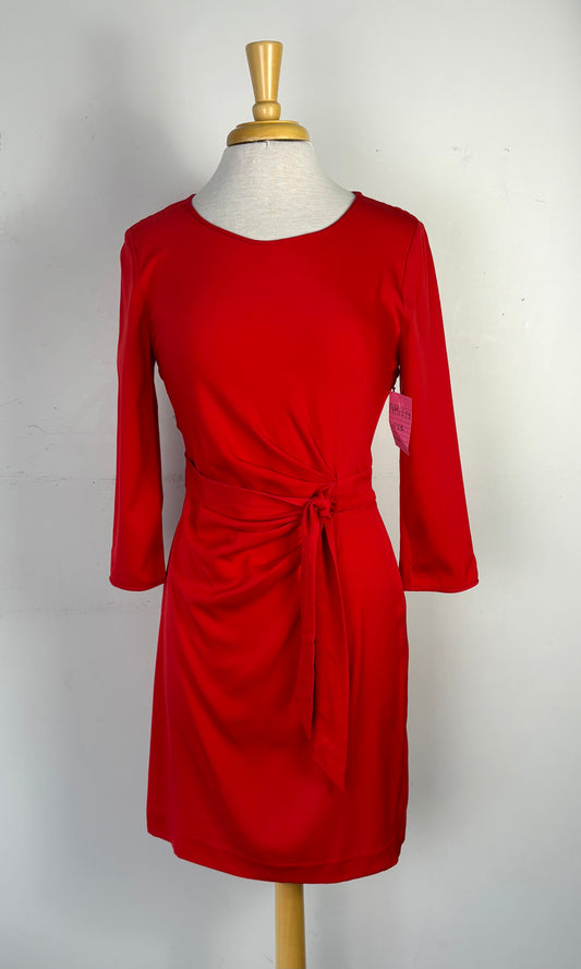 Robe vermillon, manche longue | NMIL-13 (6 ans)