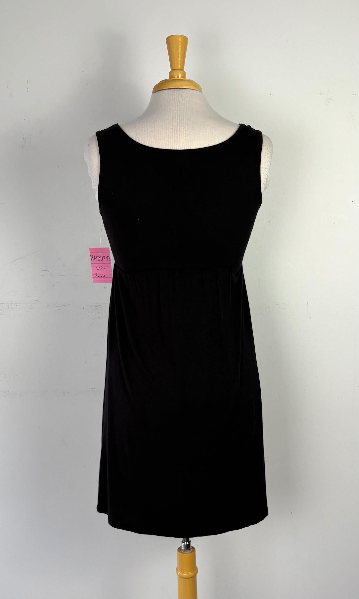 Robe tunique noire pas manche paillettes | MNDUH-47 (S)