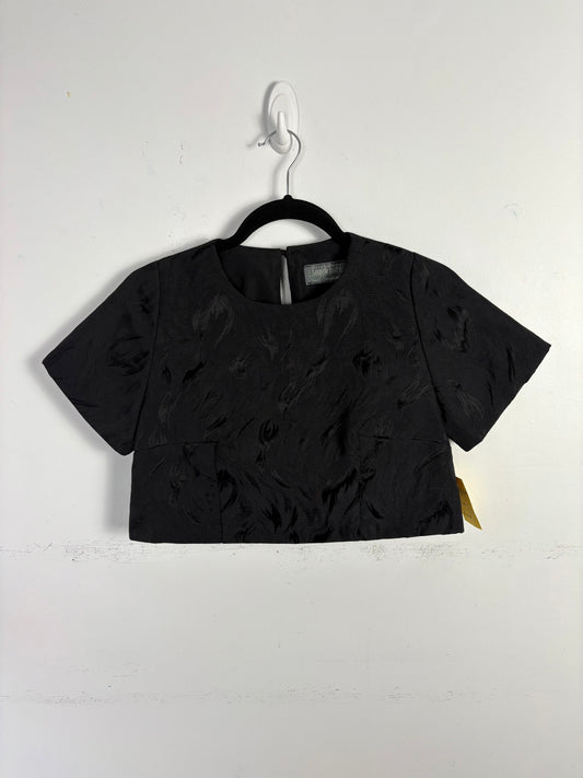 Haut court, manche courte noir | GTRE-04 (S fait petit)