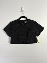 Charger l&#39;image dans la galerie, Haut court, manche courte noir | GTRE-04 (S fait petit)
