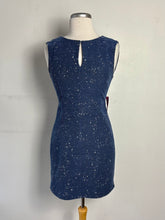 Charger l'image dans la galerie, Robe bleue acier, pas manche, style tweed | NMIL-12 (4 ans)
