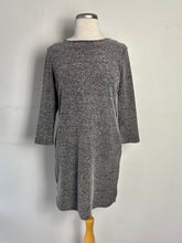 Charger l'image dans la galerie, Robe grise chinée manche longue | DPOU-05 (S)
