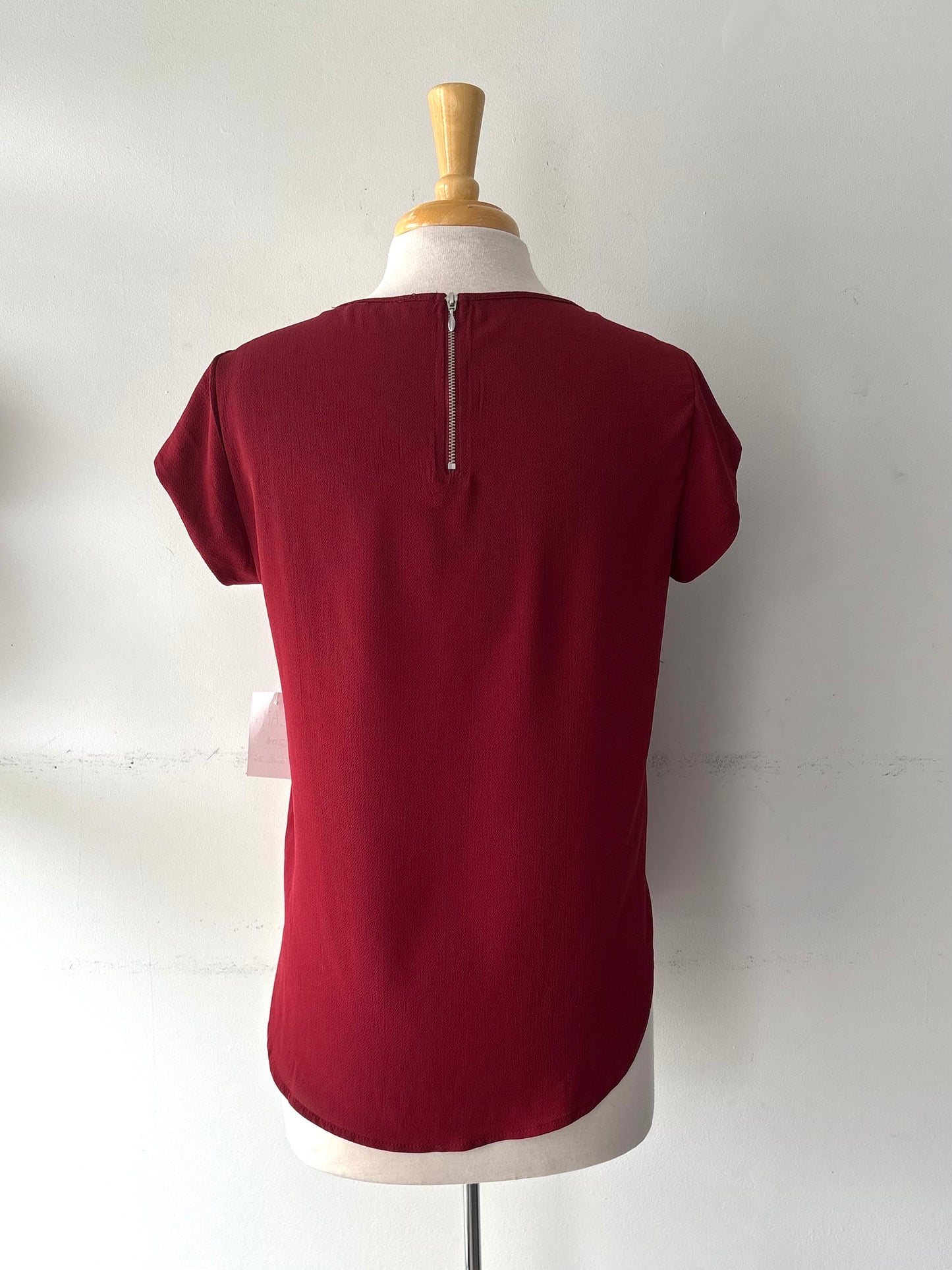 Haut léger rouge  bout de manche | JCAM-74 (36)