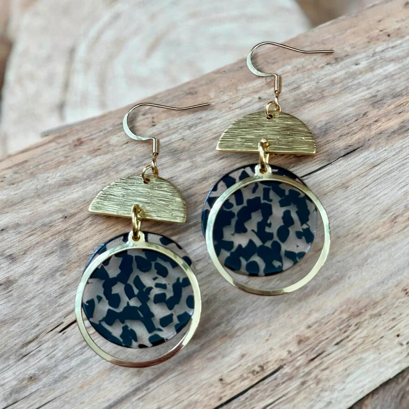 Boucle d'oreilles | La boucle tachetée | MF-403 | M Fantaisies
