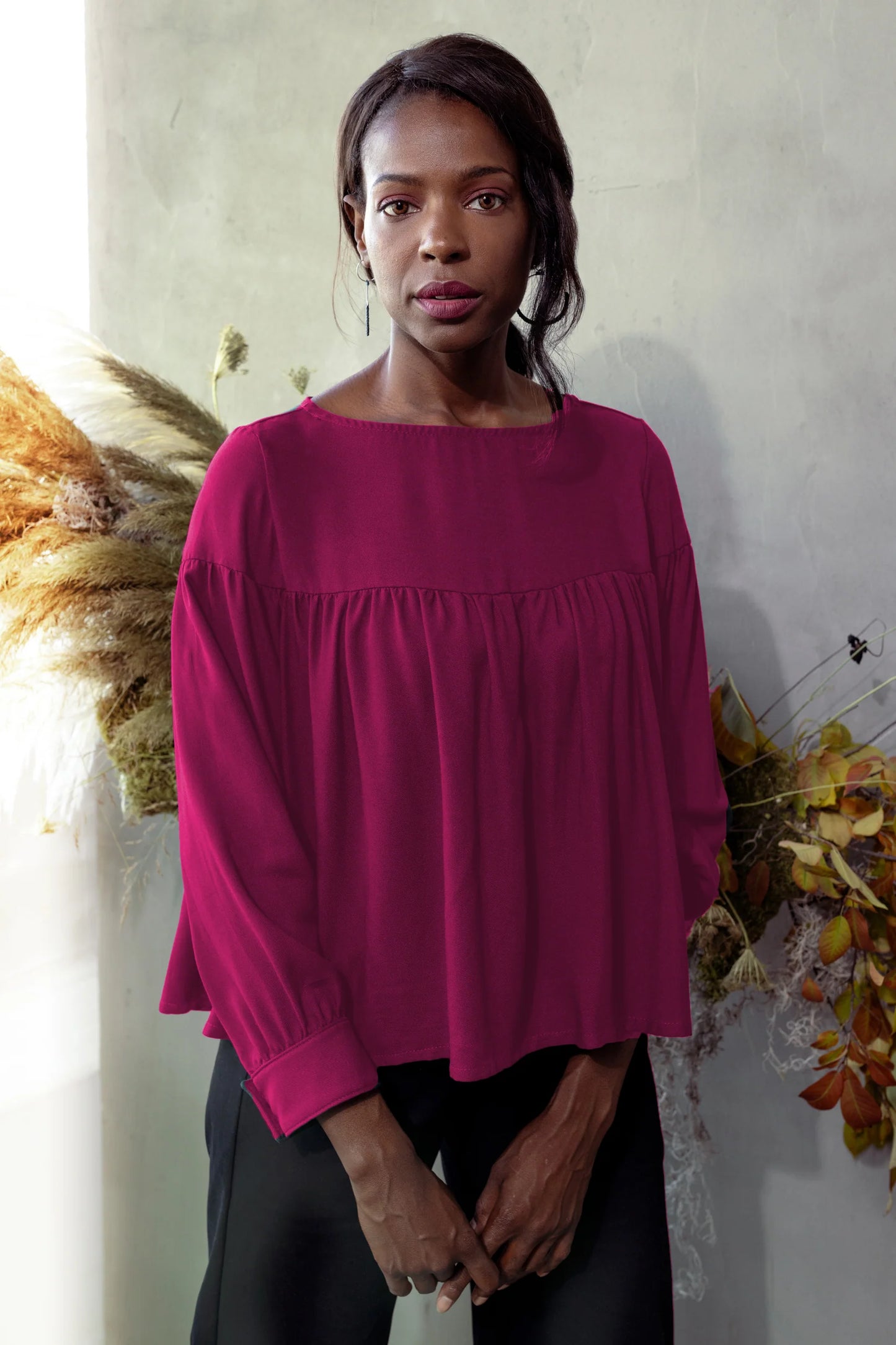 Haut à fronces | F22-14 | Maillagogo