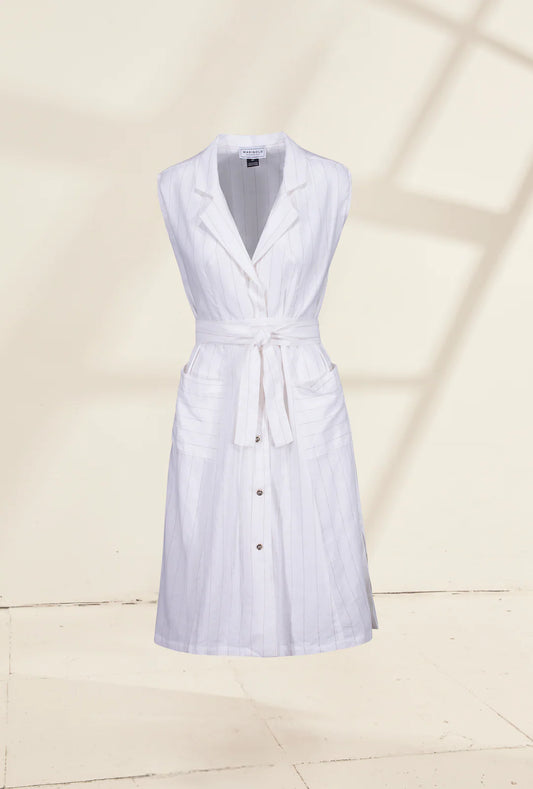 Robe chemise en lin| Sophie |Marigold
