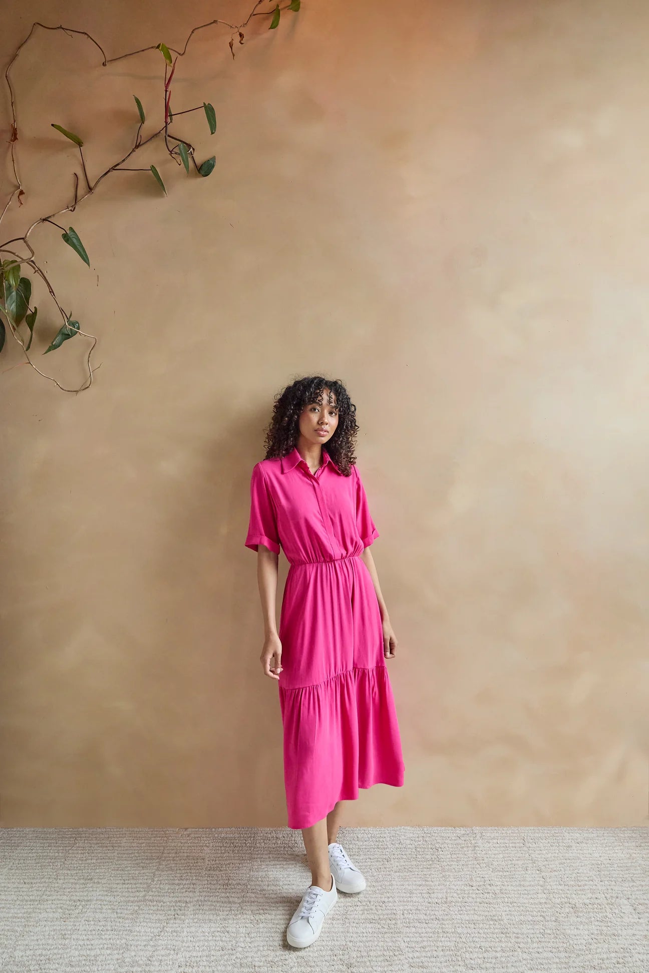 Robe chemise à volants | Sissi | Marigold