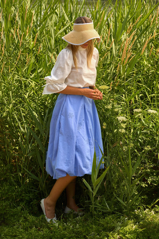 Haut à manches bouffantes | Suzie | Marigold
