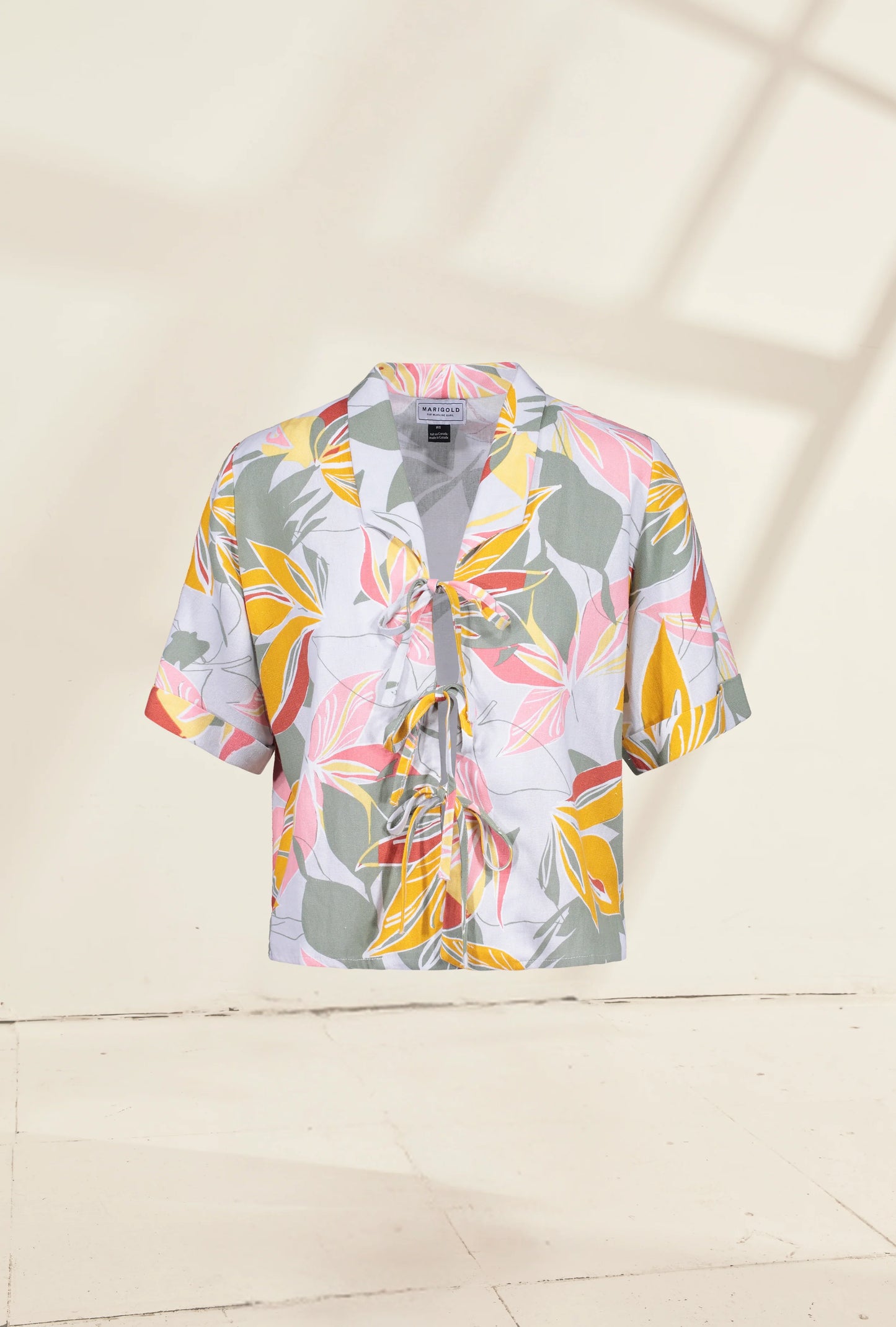 Chemise avec noeuds devant| Tia | Marigold
