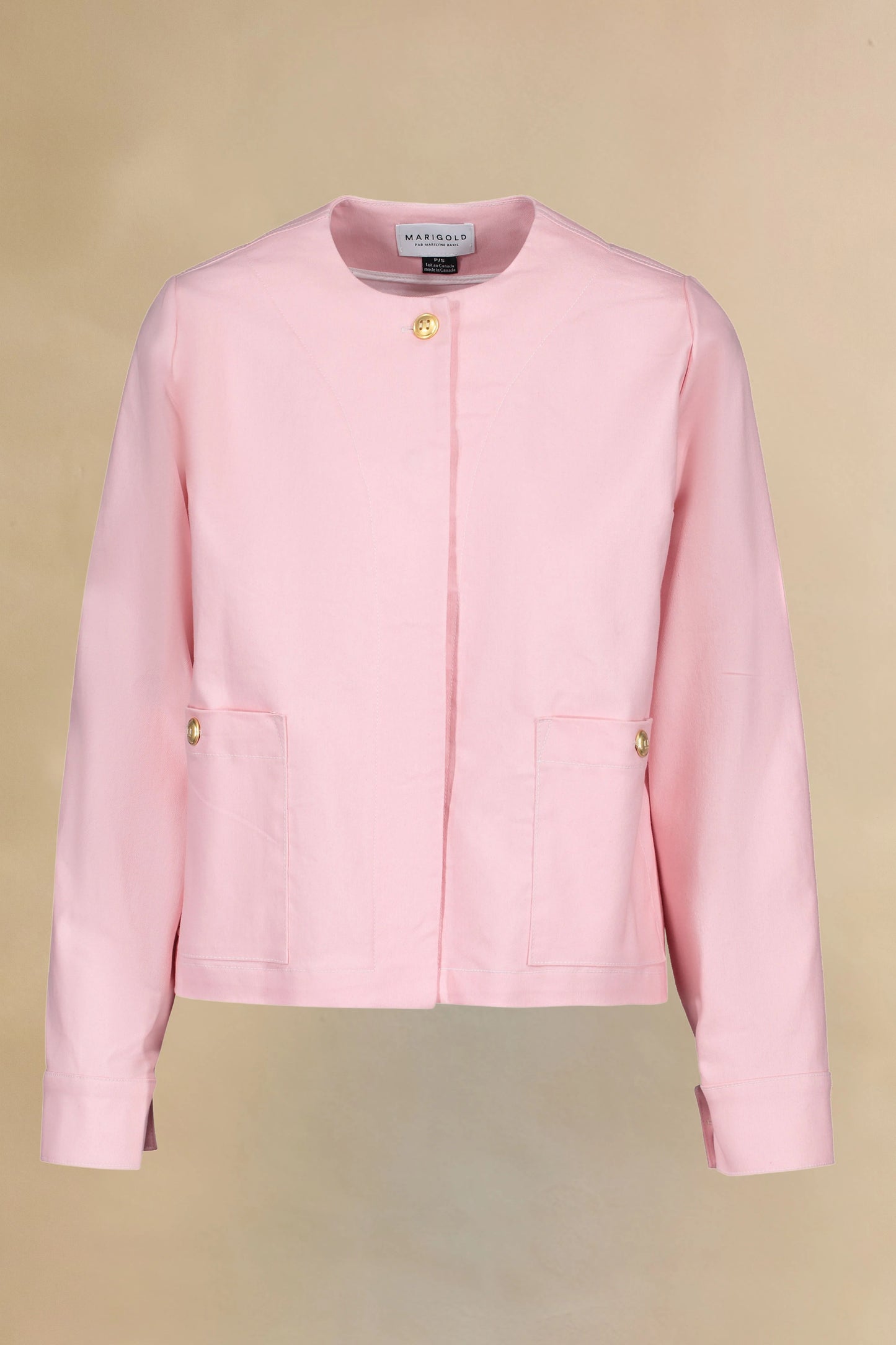 Veste sans col | Anita | Marigold