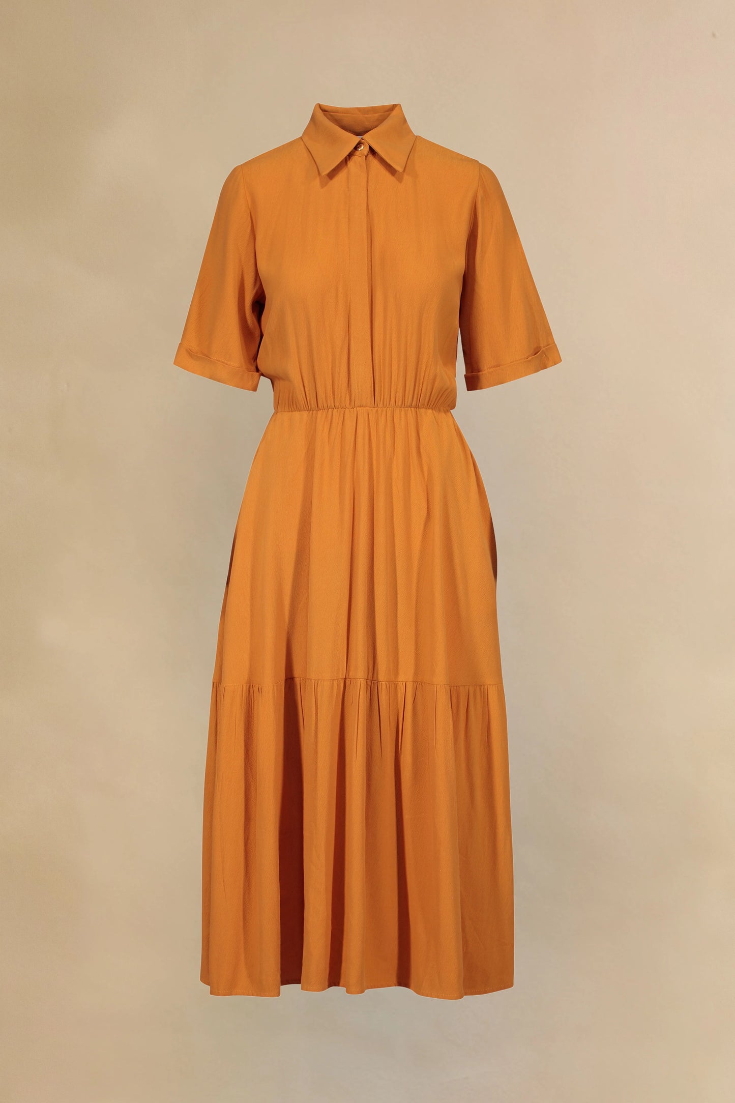 Robe chemise à volants | Sissi | Marigold